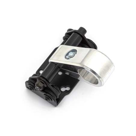 Support GPS antichoc pour guidon. Pour guidon 1" (Ø 25,4 mm). Gris. Poli