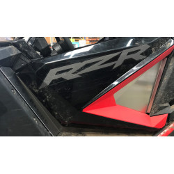 Demi portes + bas de portes Noire RZR 1000 PRO XP Polaris Fabrication française