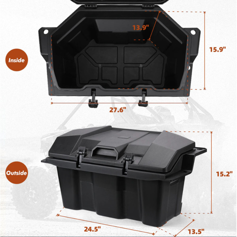 Coffre 70 Litres RZR PRO XP 1000 Polaris Coffre 70 Litres RZR PRO XP 1000 Polaris