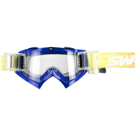 Masque Cross SWAP'S PIXEL Bleu + Kit ROLL-OFF