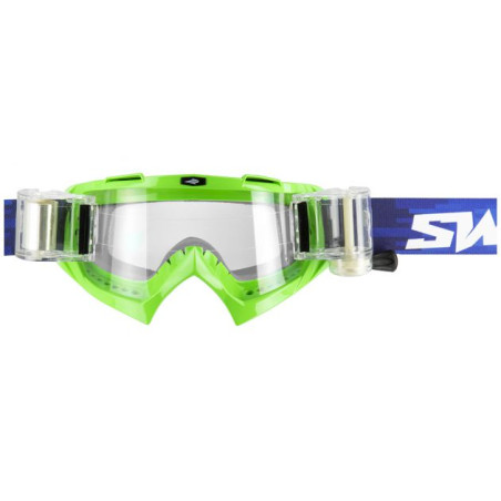 Masque Cross SWAP'S PIXEL Vert + Kit ROLL-OFF