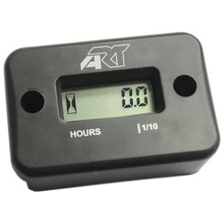 Compteur d'heures ART Sans-fil Noir Quad Moto Jet ski