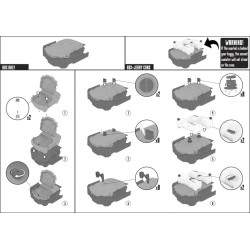 Jerrycan pour Coffre SSV Tesseract 140 Litres RZR 1000 Polaris RZR 1000 Turbo Polaris RZR Turbo S Polaris