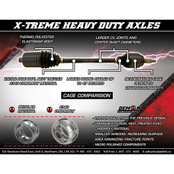 Cardan Arrière Gauche ou Droit Complet Super Renforcé DEMON Powersports 1000 YXZ Yamaha