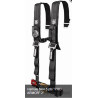 Harnais PRO ARMOR Noir 5 points 2" pouces SSV