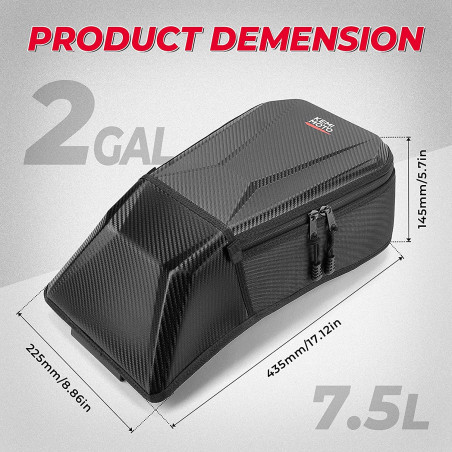 Sacoche de rangement pour Console centrale de sièges Maverick X3 Can-am Mac-extrem