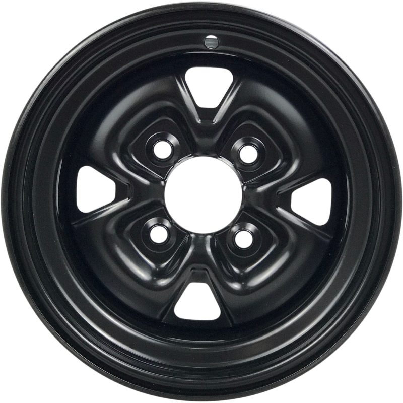 Jante Acier Noire Moose 12x7 4x156 4+3 Percée en 12