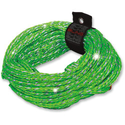Corde de remorquage de bouée réfléchissante Verte Airhead® Bling Pour Bateau et Jet ski