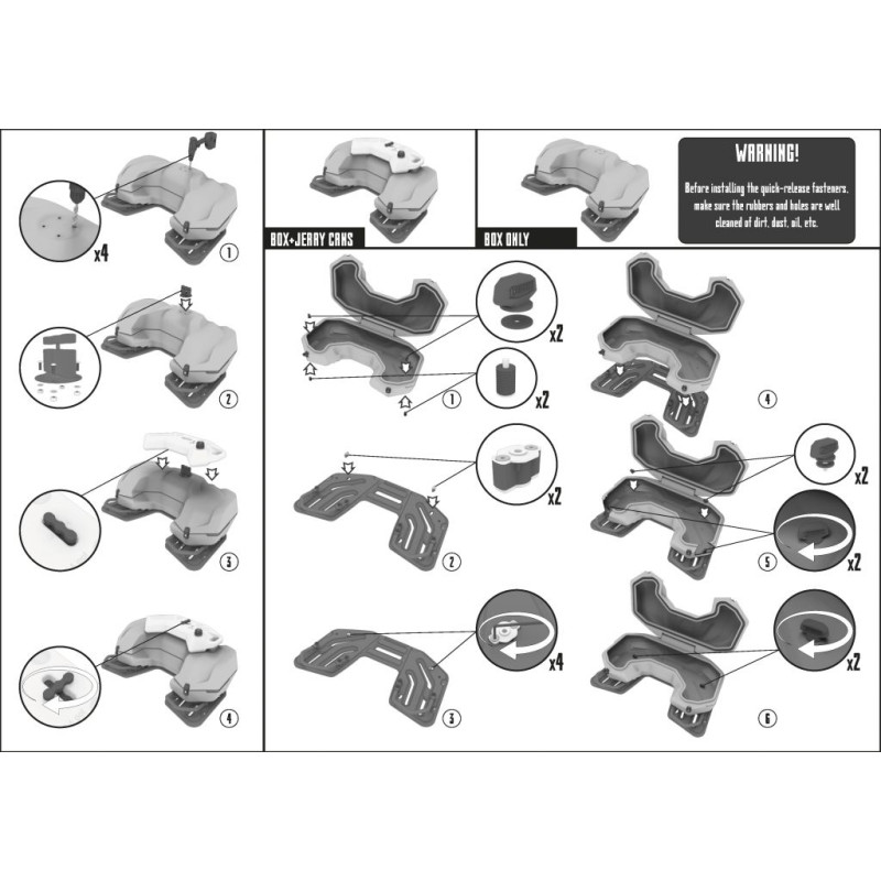 Coffre Arrière Quad SEGWAY SNARLER 100 litres Tesseract Frais de port offert en France métropolitaine
