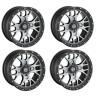 Lot de 4 Jantes 545X Gris Satin 15x7 4x156 4+3 Moose Quad SSV