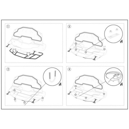 Coffre Avant CFORCE 600/450S CFMOTO 57 litres Quad