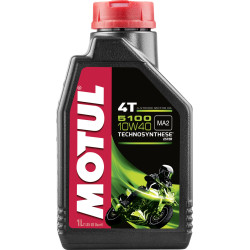 Huile moteur 4T Motul 5100 10W50 Bidon de 1 Litre