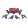 Kit plastiques RACETECH - Quantum Grey Yamaha YZ125/250