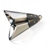 Silencieux IXIL Double Slashed Cone Xtrem X55 Racing inox - Kawasaki H2