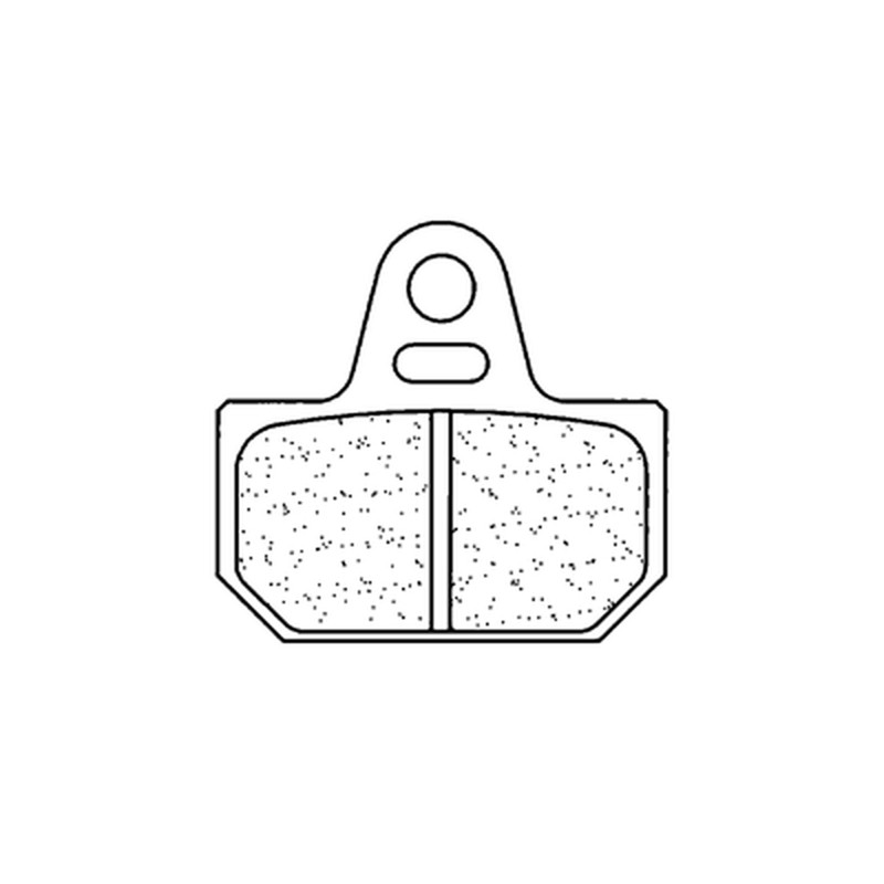 Plaquettes de frein CL BRAKES Racing métal fritté - 2269RX3