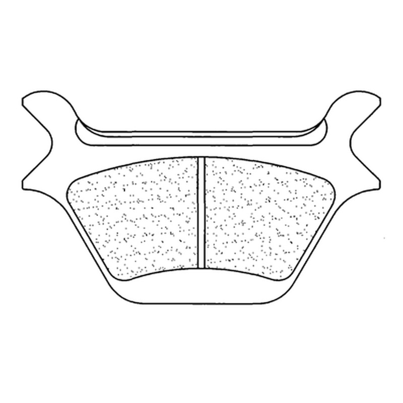 Plaquettes de frein CL BRAKES métal fritté - 2370RX3