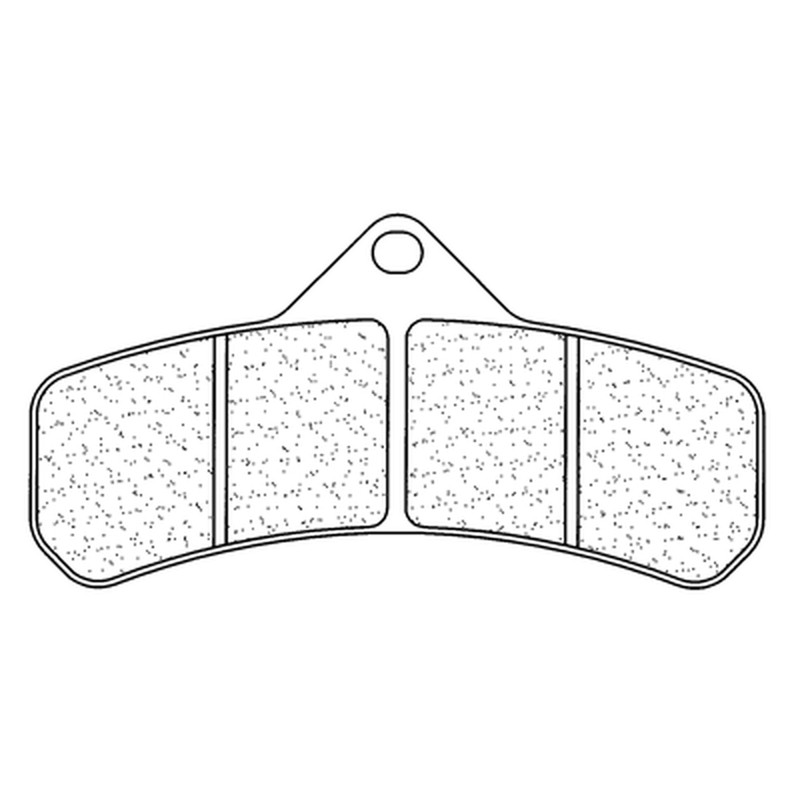 Plaquettes de frein CL BRAKES Racing métal fritté - 2586C60