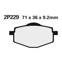 Plaquettes de frein NISSIN...