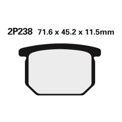 Plaquettes de frein NISSIN...