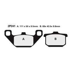 Plaquettes de frein NISSIN...