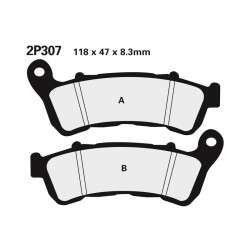 Plaquettes de frein NISSIN...