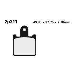 Plaquettes de frein NISSIN...