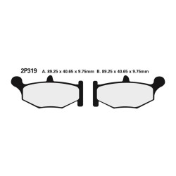 Plaquettes de frein NISSIN...