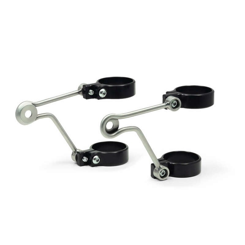 Support de phare LSL Clubman inox universel Ø53mm