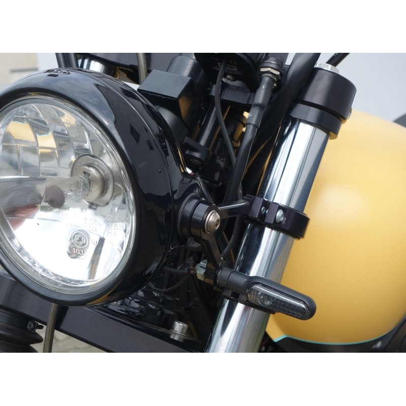 Support de phare LSL Ø41 court avec support clignotant