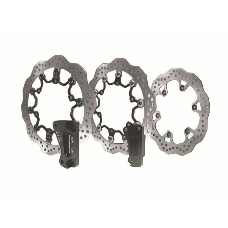 Kit de 3 disque de frein Oversize NG BRAKE DISC pétale flottant - 298 KITTMAX 2015