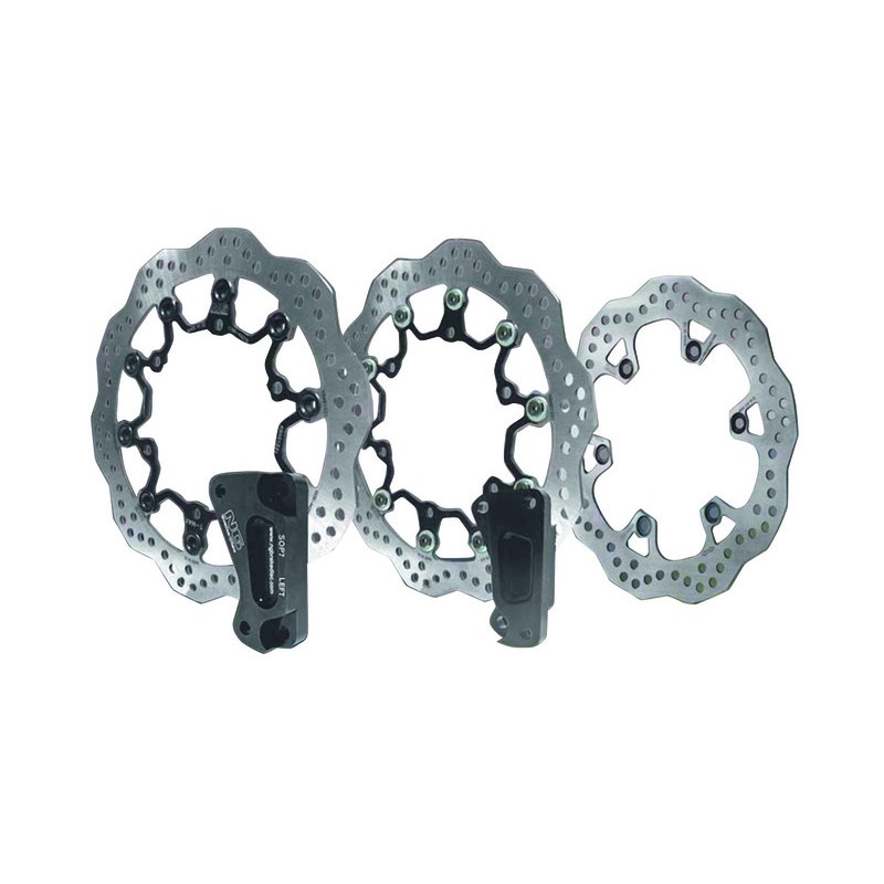 Kit disque de frein Oversize NG BRAKE DISC pétale flottant - 298 KITTMAX