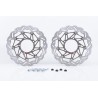 Kit Disque de frein Oversize BRAKING SK2 Racing Wave flottant - 320 OKWK06
