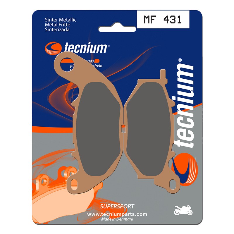 Plaquettes de frein TECNIUM Performance métal fritté - MF431