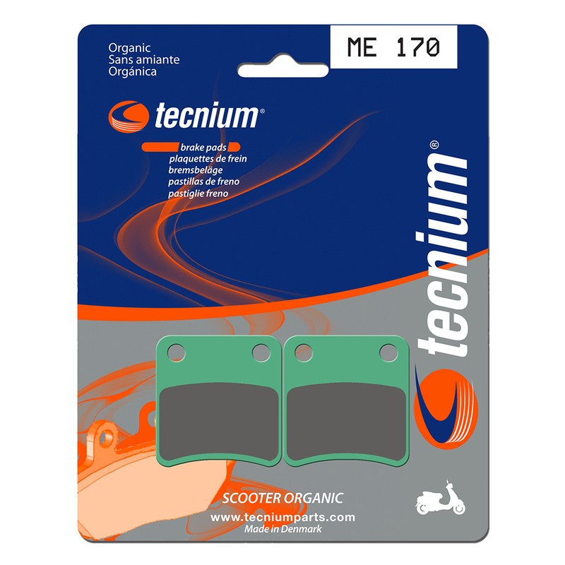 Plaquettes de frein TECNIUM Scooter organique - ME170