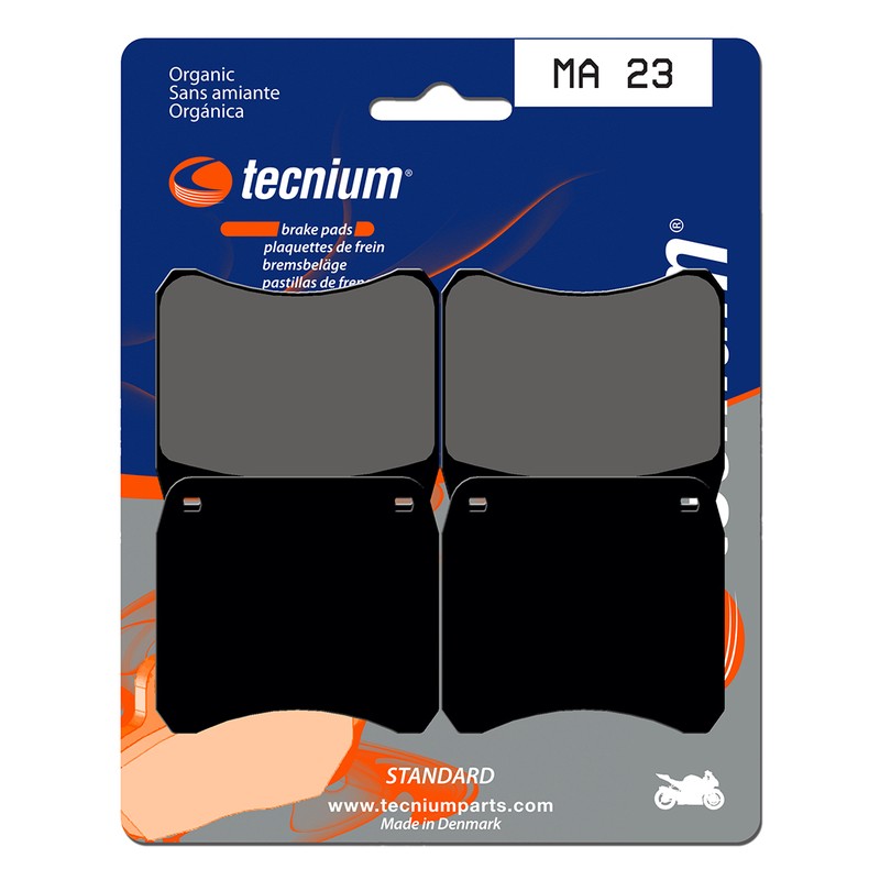 Plaquettes de frein TECNIUM route organique - MA23