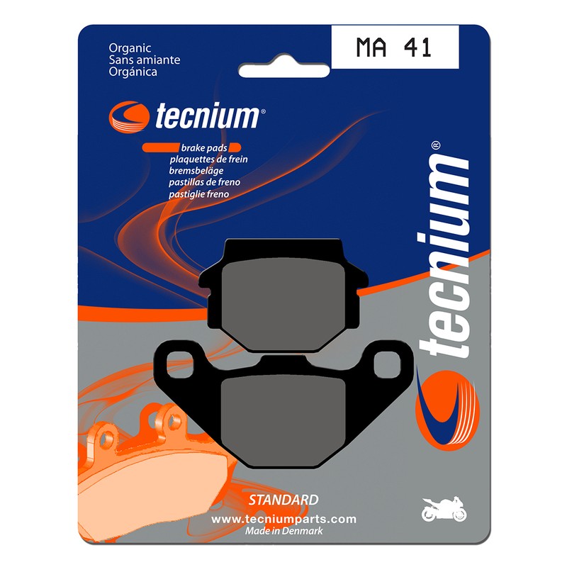 Plaquettes de frein TECNIUM route organique - MA41
