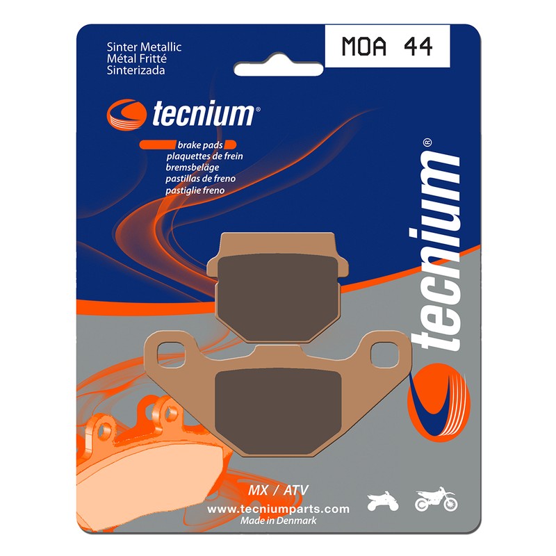 Plaquettes de frein TECNIUM MX/Quad métal fritté - MOA044
