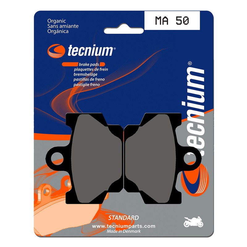 Plaquettes de frein TECNIUM route organique - MA50