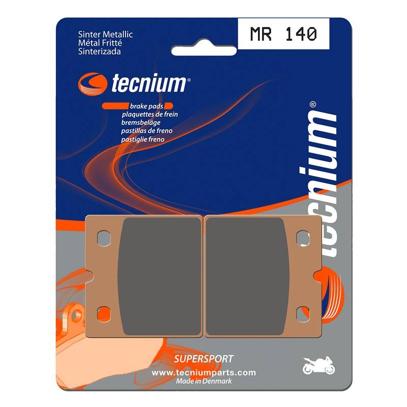 Plaquettes de frein TECNIUM Performance métal fritté - MR140