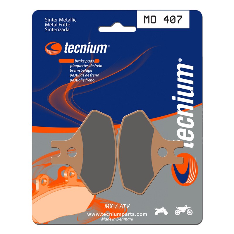 Plaquettes de frein TECNIUM MX/Quad métal fritté - MO407