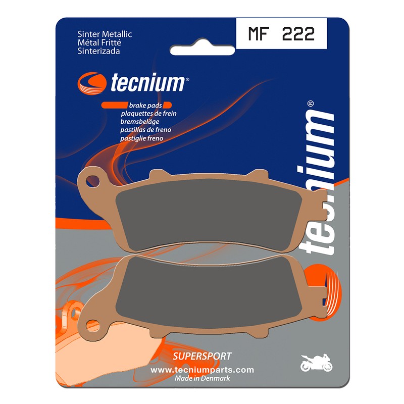 Plaquettes de frein TECNIUM Performance métal fritté - MF222