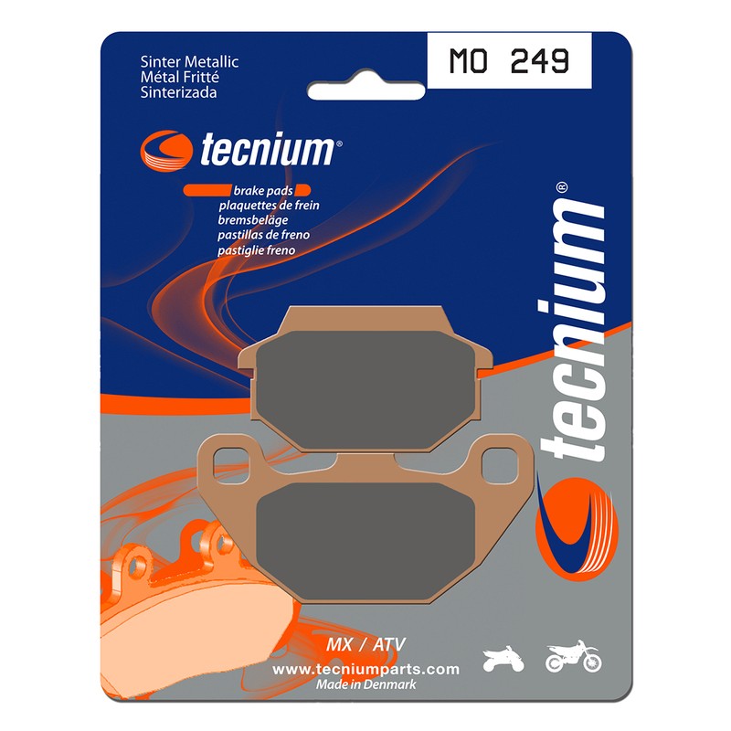 Plaquettes de frein TECNIUM MX/Quad métal fritté - MO249