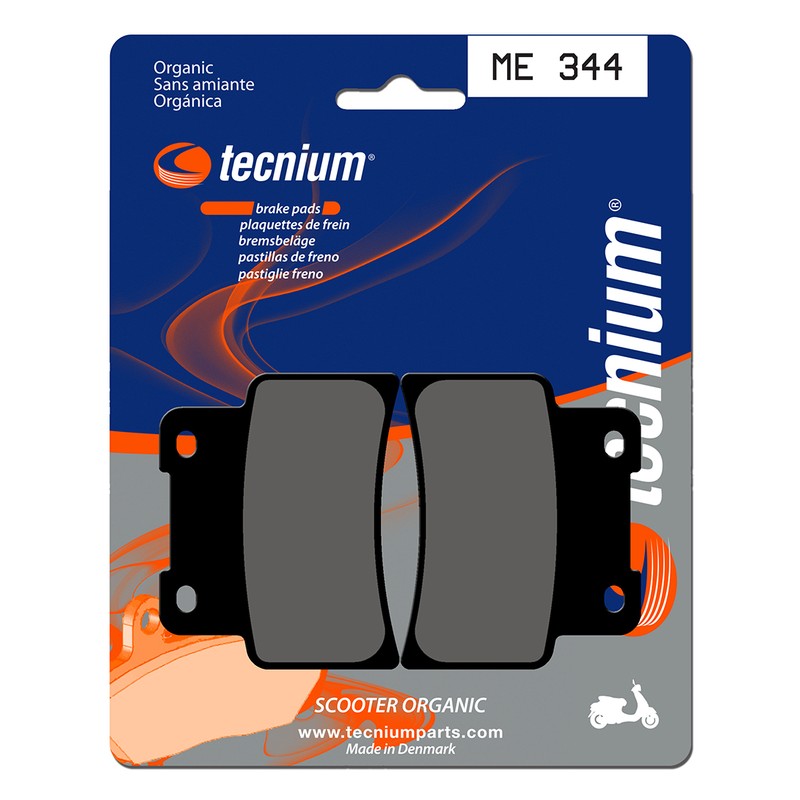 Plaquettes de frein TECNIUM Scooter organique - ME344