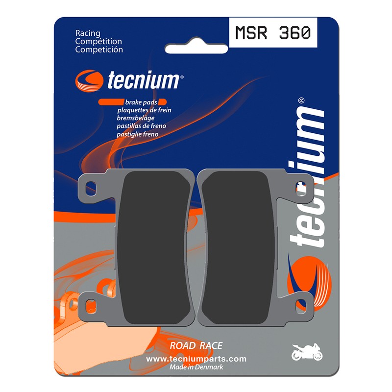 Plaquettes de frein TECNIUM Racing métal fritté - MSR360