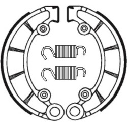 Mâchoires de frein TECNIUM...