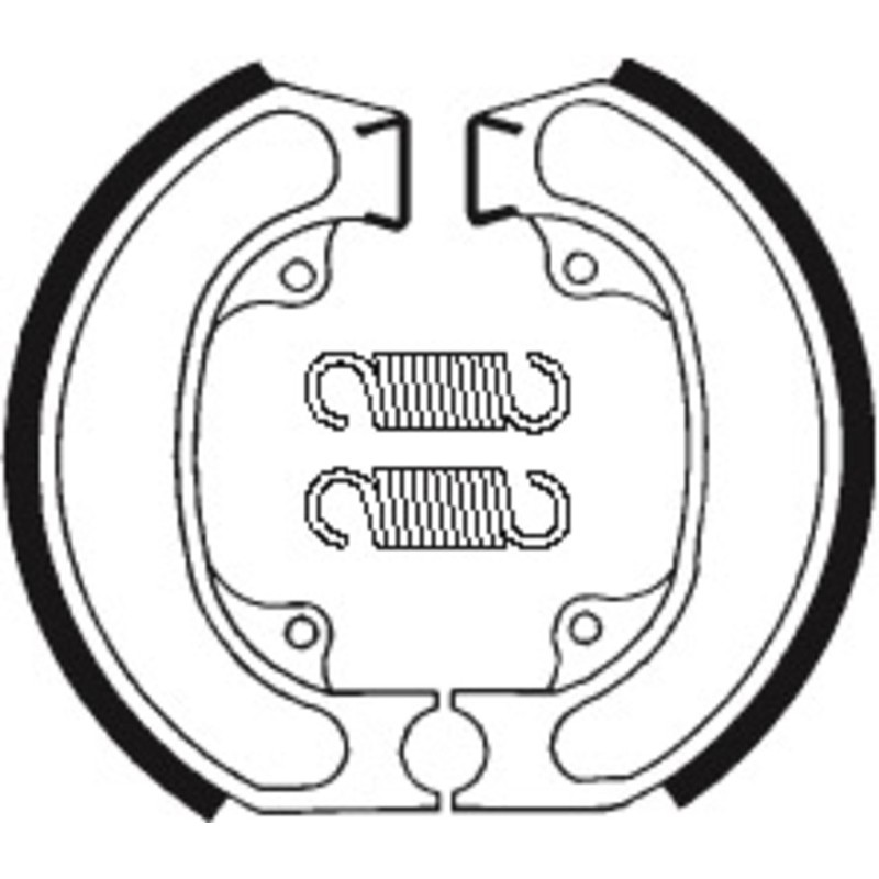 Mâchoires de frein TECNIUM Scooter/Street organique - BA080