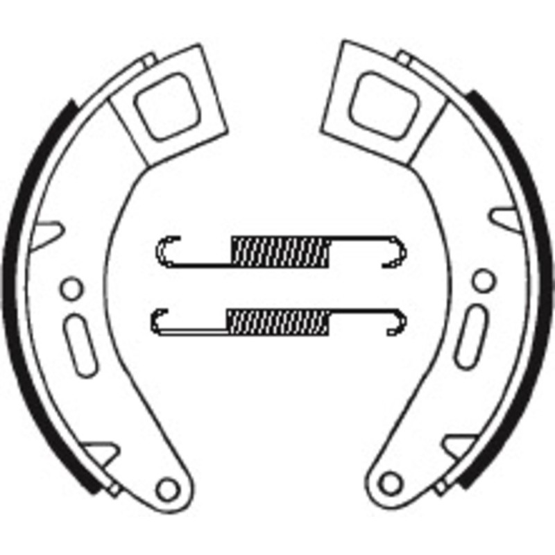 Mâchoires de frein TECNIUM Scooter organique - BA184