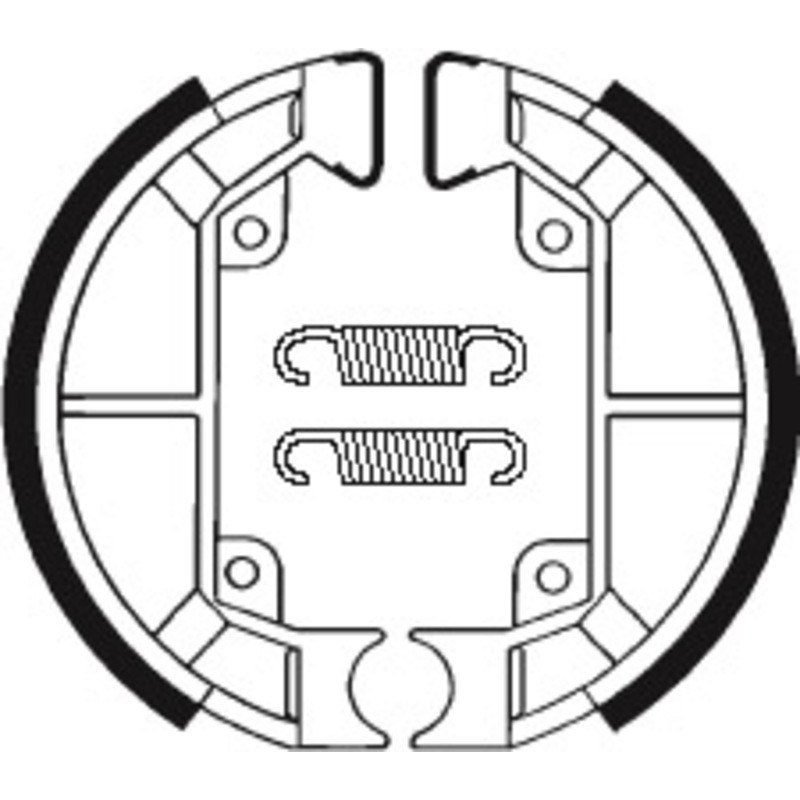 Mâchoires de frein TECNIUM Scooter organique - BA187