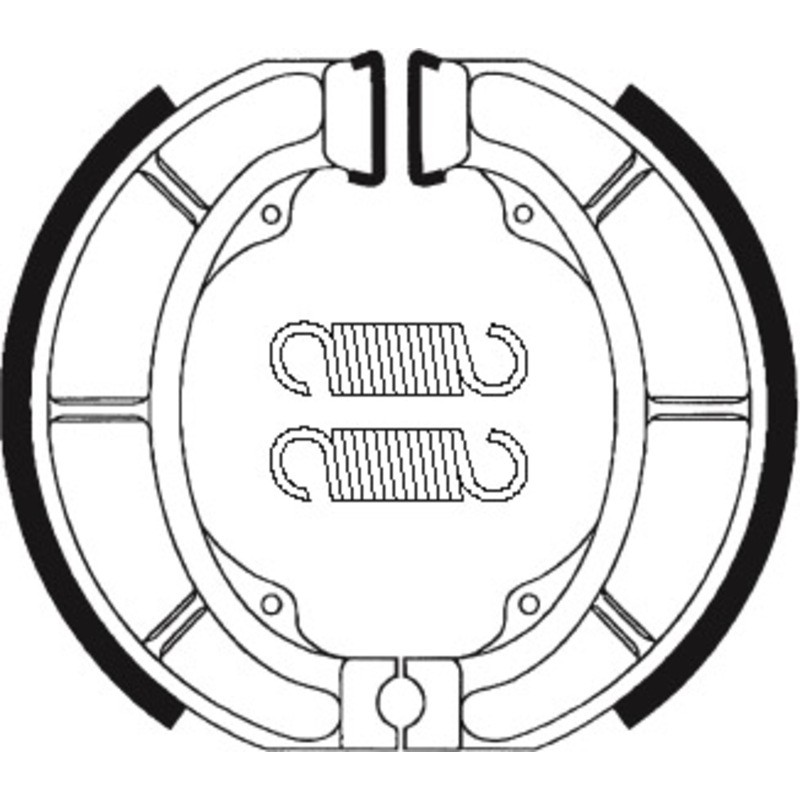 Mâchoires de frein TECNIUM Scooter organique - BA201