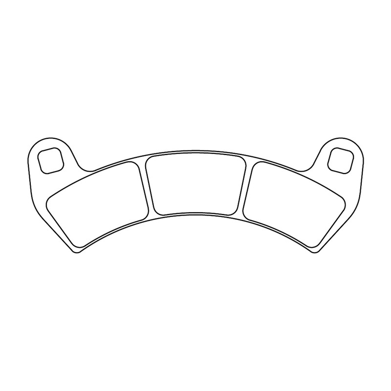 Plaquettes de frein CL BRAKES Quad métal fritté - 1247ATV1